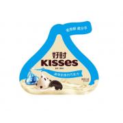 好时之吻Kisses曲奇奶香白巧克力休闲零食办公室零食袋装 36g