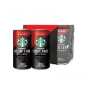 星巴克（Starbucks）星倍醇 经典浓郁咖啡味 咖啡饮料 228ml*6罐分享装
