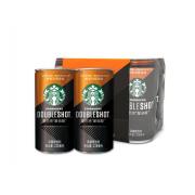 星巴克（Starbucks）星倍醇 焦香玛奇朵味 浓咖啡饮料 228ml*6罐分享装